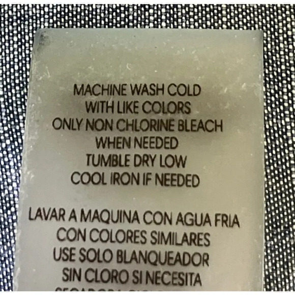 Calvin Klein Womens Blue Jeans Long Dress Front Slit FLAW BELT MISSING - Picture 15 of 15